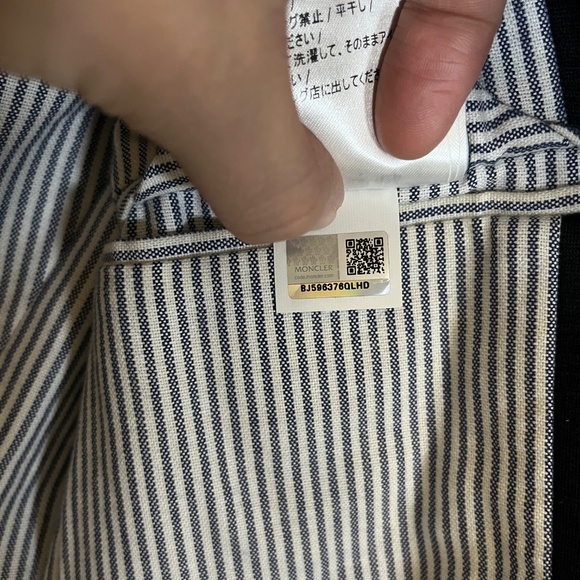 Moncler Gamme Bleu Down Wool Classe 1 Full Zip Jacket - Men's Size 0 / XS - Picture 14 of 16